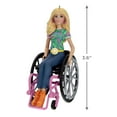thumbnail image 3 of Hallmark Keepsake Christmas Ornament Barbie Fashionista with Wheelchair, 3 of 6