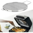thumbnail image 2 of Splatter Shield for Ninja Foodi IG651, Replacement Stainless Steel Splatter Screen Air Fryer Accessories for Ninja Foodi Smart XL Pro 7-in-1 Indoor Grill, IG600, IG601, IG651 Air Fryer, 2 of 8