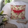 thumbnail image 3 of Moth Shabby Chic Yellow Roses Fabric Decorative Pillow, 3 of 4