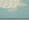 thumbnail image 4 of The Rug Department Liora Manne Esencia Turtle And Stars Indoor Outdoor Area Mat Aqua, 4 of 4