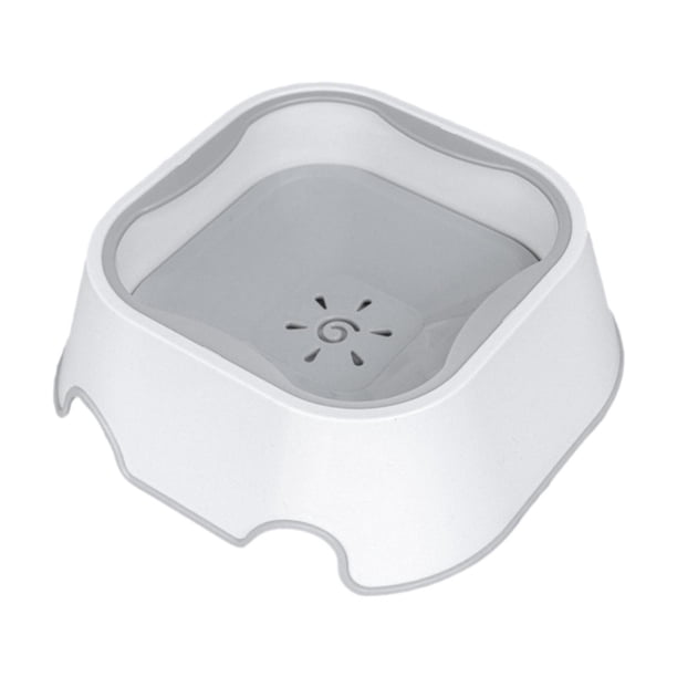 Tazón para perros Tazón flotante Viaje sin goteo de gran capacidad, con plato flotante sin deslizamiento, tazón de agua de mascotas de alimentación
