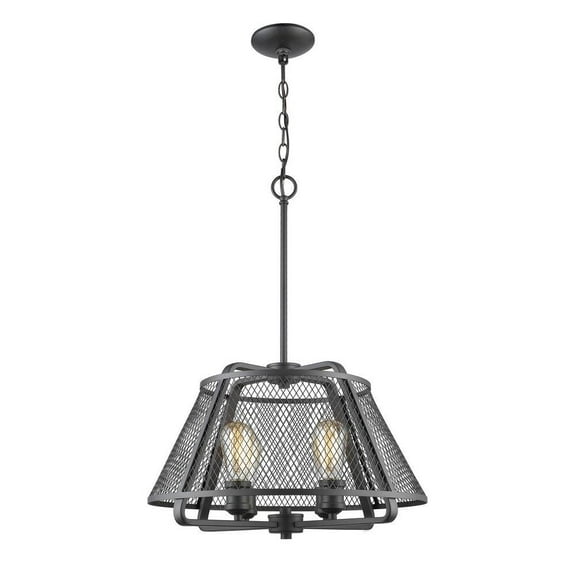 4 Light Pendant in Transitional Style 19 inches Wide By 26.5 inches High-Bronze Finish Bailey Street Home 372-Bel-2568335