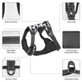 thumbnail image 3 of Vsdgher Graduation Hats Pattern Dog Harness,No Pull Pet Harness with Soft Padded Handle,Adjustable Reflective Vest with 2 Buckles,4 Slide Buckles,S-XL X-Large, 3 of 4