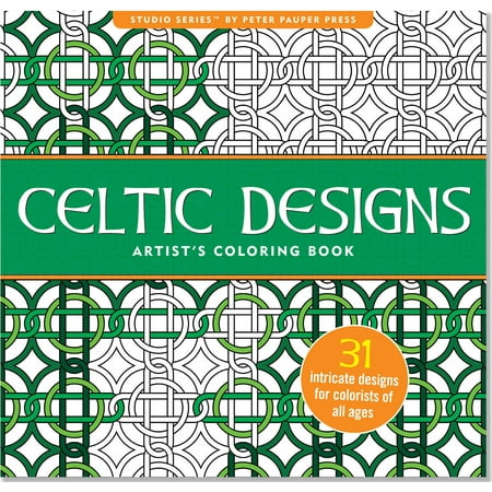 Celtic Designs Artist's Coloring Book (Paperback)