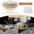 thumbnail image 3 of Juego Redondo, 4 Cestas de Levadura para Pan Y Masa de Pan, Cesto de Fermentación Banneton con Lino Inserto, 3 of 8