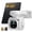 White, variant on CINMOORE 4G LTE Cellular Security Camera Wireless Outdoor, 2.5K No WiFi Solar Powered Home Security Surveillance Camera, PTZ AI Tracking Color Night Vision, SIM/64GB SD Card, Coldproof,24/7 Recording