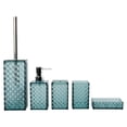 thumbnail image 2 of DOLITY 5 Pieces Bathroom Accessory Set Modern Gifts Easy to Clean Toothbrush Holder Morandi Blue, 2 of 8