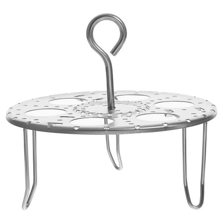 

2Pcs Stainless Steel Steaming Rack Foldable Leg Steaming Rack Steam Rack Cooking Pot Accessory