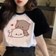 thumbnail image 5 of Camiseta Kawaii con estampado de melocotón y Goma para mujer, ropa Y2k para mujer, camiseta divertida de dibujos animados, camiseta de Anime Harajuku Unisex, 5 of 5