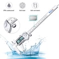 thumbnail image 3 of Kynup Digital Caliper, 8 Inch Caliper Measuring Tool with Stainless Steel, IP54 Splash Proof Protection Design, Easy Switch from Inch Metric Fraction, Lar, 3 of 6