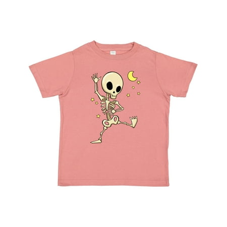 

Inktastic Cute Dancing Skeleton Gift Toddler Boy or Toddler Girl T-Shirt