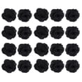 thumbnail image 2 of 20 Piezas de Flores Artificiales Seda Rosa Negra para Fiesta, Boda, Casa, Oficina, JardíN, DecoracióN DIY, 2 of 9