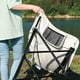 thumbnail image 4 of Silla de camping plegable perfecl de tela Oxford Beige, 4 of 8