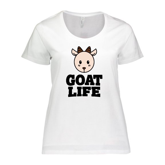 Inktastic Goat Life Women's Plus Size T-Shirt