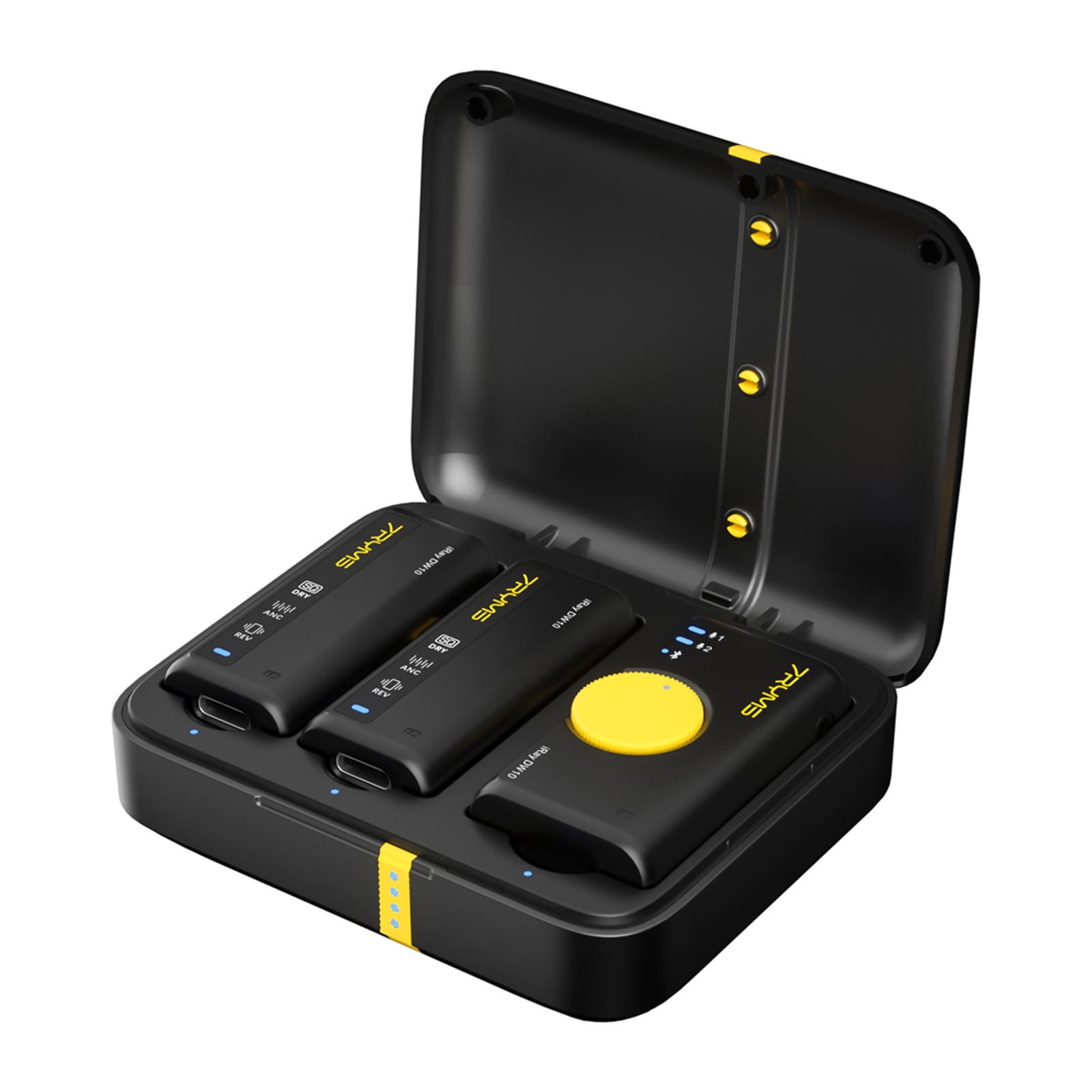 Microphones,Noise Reduction Built-in 200m 15h Duration Receiver 2 1 Reduction Built-in Bt Duration Noise Reduction With 1 Receiver Iray Dw10 With 1 200m 15h Lavalier Compatible With Android