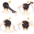 thumbnail image 3 of czcpp-50PCS Hair Net 20 Inches Invisible Elastic Edge Mesh Hair Nets for Ballet Bun, Women Sleeping, Food Service, Short Wig Package,Individual Packing Hairnet 50cm (50PCS, Dark Brown), 3 of 4