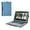 Light Blue, variant on Laptop Cover Case for Dell Latitude 16 7650/7640 Notebook PC (NOT Working with Other Dell Models). 2-in-1 PU Leather Detachable Notebook Sleeve