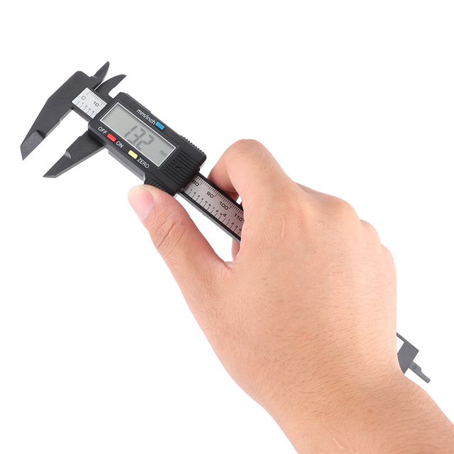 Vernier Caliper, 150mm Slide Caliper, Plastic Fibre Electronic Automobile For Home Diy Measurement Industry