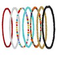 thumbnail image 1 of Qarigey Tobilleras de cuentas hechas a mano bohemias de 7 piezas, pulseras de tobillo de múltiples capas, joyería de cadena de mano de pie de estilo Ropa, zapatos y accesorios Miscelánea Qarigey AP005671-00, 1 of 6