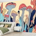 thumbnail image 2 of Peel and Stick Wallpaper Canvas Boho Colorful Classroom Decorative Circular Motifs Floral Patterns Modern Art Wall Mural Decor Self Adhesive and Removable 69in x 98in, 2 of 6
