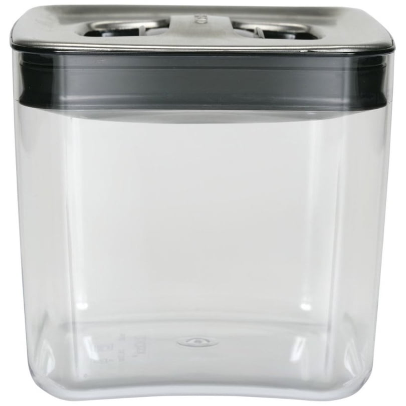 Click Clack Cube Food Storage Container with Stainless Steel Lid, 2