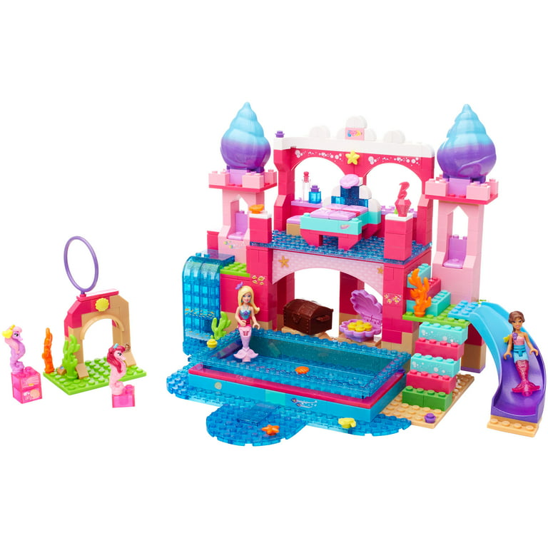 creatief namens Magistraat Mega Bloks Barbie's Underwater Castle - Walmart.com