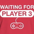 thumbnail image 3 of CafePress - Waiting For Player 3 T Shirt - Women's Traditional Fit Dark T-Shirt, 3 of 4