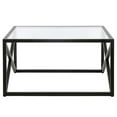 thumbnail image 5 of Evelyn&Zoe Calix 32" Wide Square Coffee Table, Blackened Bronze, 5 of 8