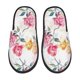 thumbnail image 1 of Balery Colorful Flowers Pantuflas de Casa de Felpa Silenciosas con Diseño Estampado, Zapatillas Cómodas Antideslizantes de Algodón para Interior-Medium, 1 of 8