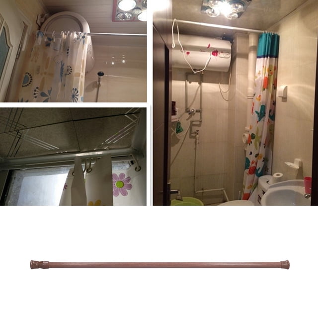 LHCER Accessoires de Rideau, Tringle à Tension, Tringle à Rideau en Acier à Haute Tension pour Salle de Bain Cuisine