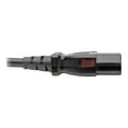 thumbnail image 4 of Tripp Lite by Eaton Computer Power Cord NEMA 5-15P to Locking C13 - 10A 125V 18 AWG 3 ft. (0.91 m) - For Monitor, PC, Server, Printer, Computer - 125 V AC Voltage Rating - 10 A Current Rating - Black, 4 of 4