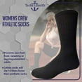 thumbnail image 6 of Yacht & Smith Wholesale Bulk Womens Crew Socks, Cotton Sport Athletic Socks - Size 9-11, 6 of 7