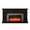 Black, variant on BOSHIRO Electric Fireplace with Mantel, 60 Inch Solid Wood Fireplace TV Stand for Living Room Bedroom