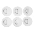 thumbnail image 3 of 6Pcs D- Pad Patch & Elastic Rope for Kayak Canoe Inflatable Surfboard Marine Boat Surfboard Paddleboard - White, 3 of 8