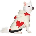 thumbnail image 2 of Bingfone Happy Canada Day Dog Clothes Hoodie, Pet Winter Coat,Puppy Sweatshirts For Small Dogs Boy Girl,Suitable For All Breeds-Medium, 2 of 8