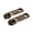 Square Bronze, variant on Goyunwell #5 Zipper Pulls Metal Silver Zipper Pulls Bulk 30pcs Zipper Slider Coil Zipper Pull Charms Nylon Zipper Pulls for Purse Handbag Making Craft Sewing