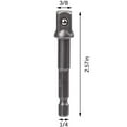 thumbnail image 2 of OIIKI 12 Pack 3/8 inch(10mm) Square Socket Adapter Bit Set, Impact Driver Power Bits for Automotive DIY-1/4 Hex Shank, 2 of 5