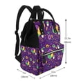 thumbnail image 2 of Fotbe Mardi Gras and Donuts Mochila Maternidad - Lona de Sarga Impermeable, Mochila de Pañales de Gran Capacidad con Múltiples Bolsillos y Correas Ajustables, 2 of 6