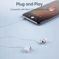 thumbnail image 4 of Auriculares con cable VIKEN M3 con micrófono, auriculares intraurales blancos, 4 of 8
