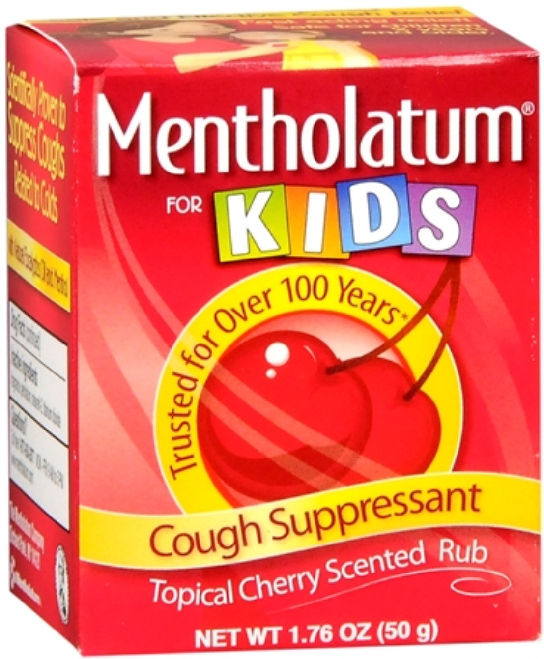 Mentholatum Cherry Chest Rub For Kids 1.76 oz (Pack of 4)