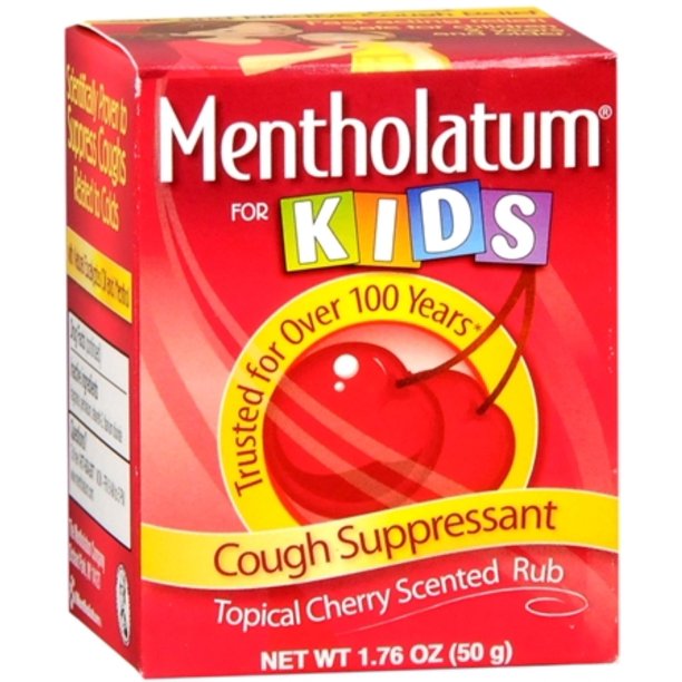 Mentholatum Cherry Chest Rub For Kids 1.76 oz (Pack of 3)