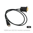 thumbnail image 2 of 1M Gold HDMI To DVI Male Monitor Convert Adapter Cable Cord For HDTV HD, 2 of 8