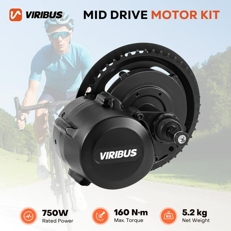 Bestco Mid Drive Kit 48V 750W Motor eBike Conversion Kit - Walmart.com