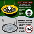 thumbnail image 5 of Sportspower Triple Swing & Saucer Outdoor Playset, 3 Sling Swings, Saucer Swing, 5 ft Slide, Anchor Kit, Ages 3–8, 7.55 x 17.06 x 6.07 FT, 5 of 9