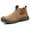 Camel 1#, variant on Bellella Mens Safety Shoes Steel Toe Work Boots Slip Resistant Protection Boot Comfort Chelsea Booties Construction Camel 1# 8.5