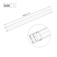 thumbnail image 2 of Plastic Pipe Rigid Tube Clear 0.6"(15mm) ID 0.63"(16mm) OD 17" (425mm) for Lighting, Water Plumbing, 2 of 6