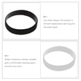 thumbnail image 2 of FESTFENDS 24Pcs Durable Silicone Straps Comfortable Wristbands Black for Event Use, 2 of 8
