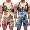 thumbnail image 6 of Merica - Red/Gold and Blue/Silver Reversible Singlet, 6 of 7