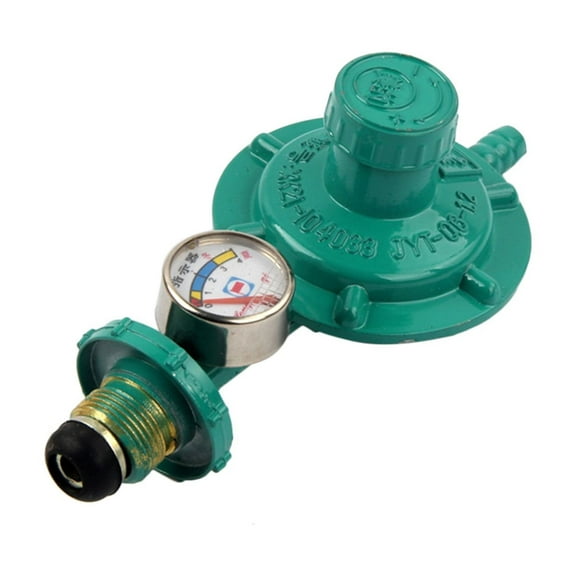 Regulator With Pressure Gauge Manometer Level Gauge For BBQ Cookers Caravan Plumber Pressure Reducing Valve Table ,Durable Materia