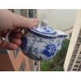 thumbnail image 3 of Porcelain Teapot, 9oz Tea Pot with Stainless Steel Filter Classical Chinese Penoy Flower, 3 of 9